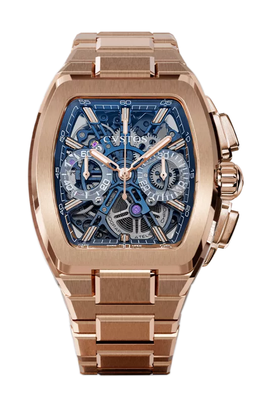 Metropolitan Chrono 5N Red Gold Blue SQLT / Rainbow Watch